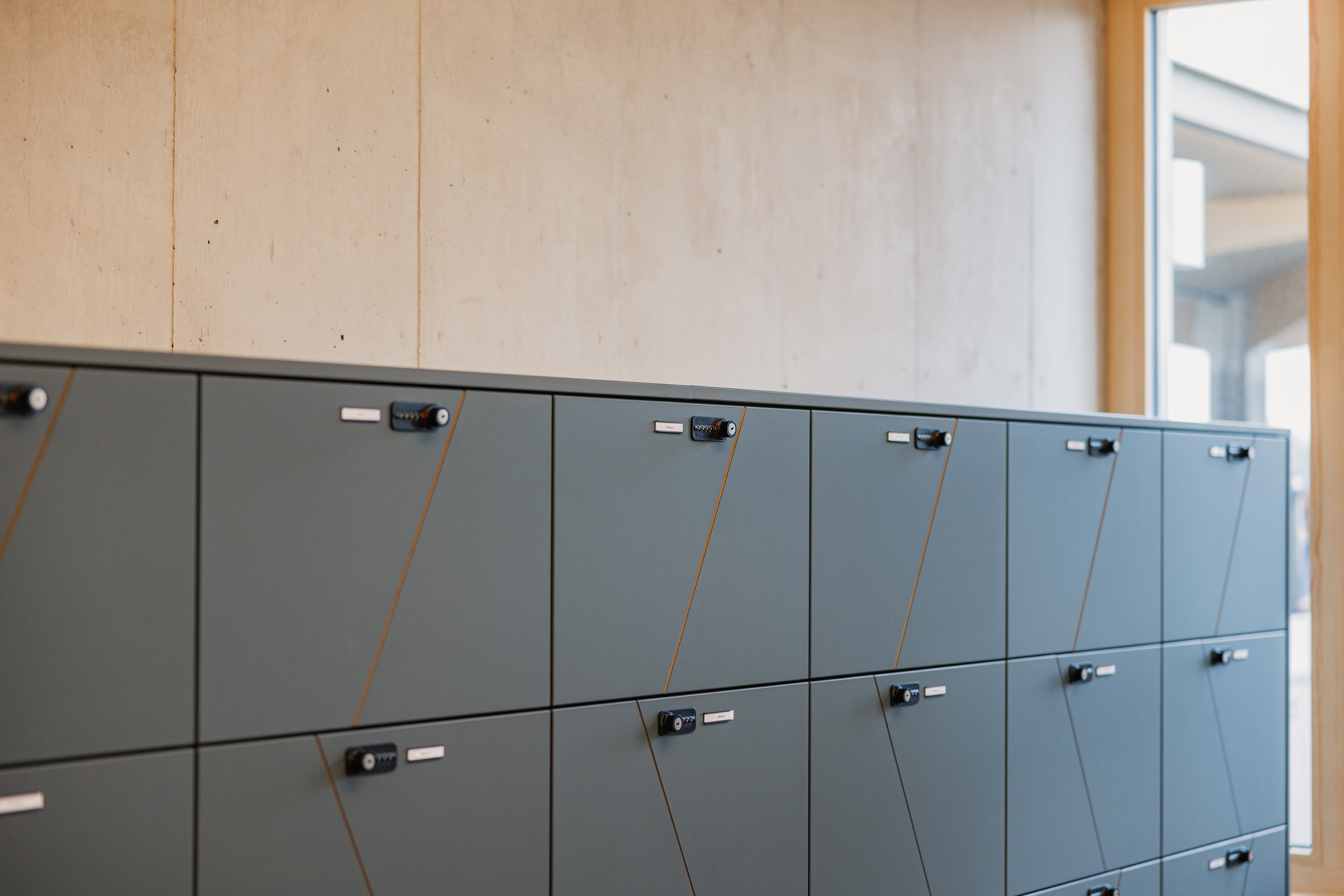 Nahaufnahme Lockers