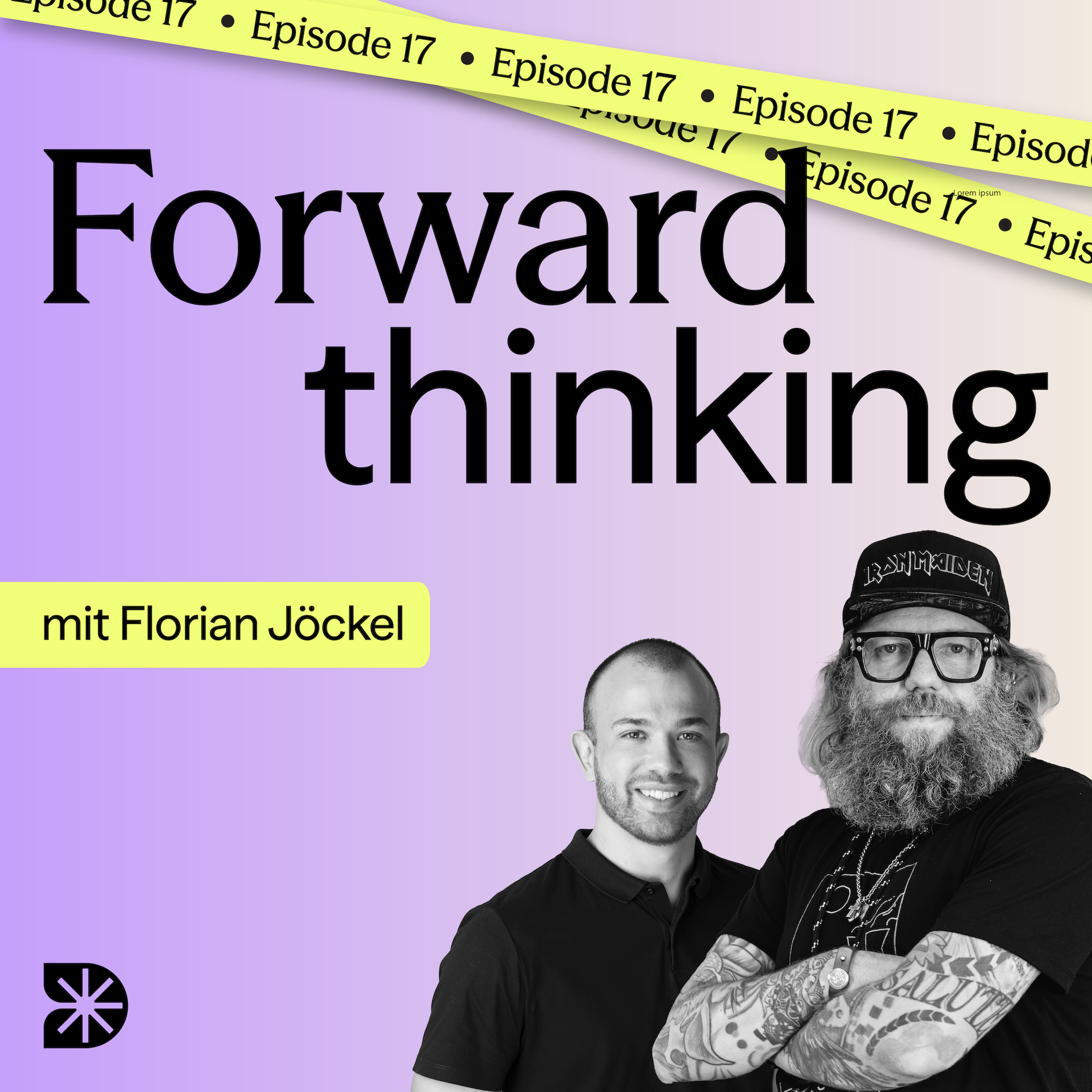 Cover der siebzehnten Podcast-Folge mit zwei Menschen auf dem Cover.
