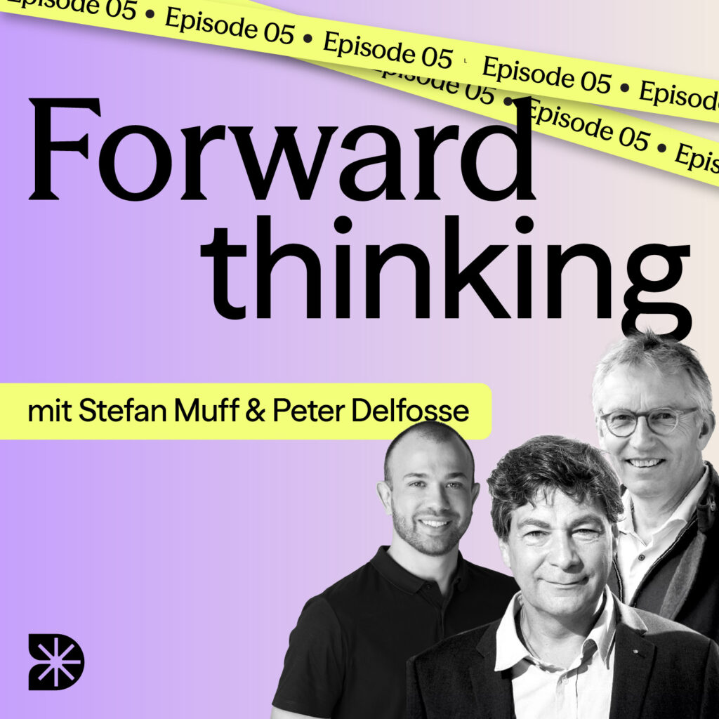 Podcast Cover mit Peter Delfosse und Stefan Muff
