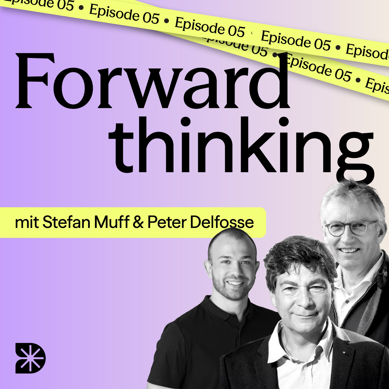 Podcast Cover mit  Peter Delfosse und Stefan Muff